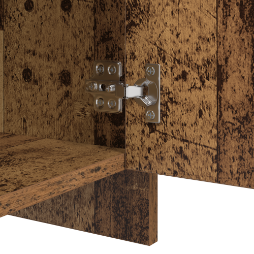 Служебен шкаф 2 pcs Старо дърво 70 x 41 x 75 см Инженерно дърво