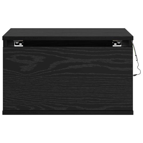 Стенен шкаф за нощно шкафче 2 pcs Черния дъб 50 x 36 x 30 см