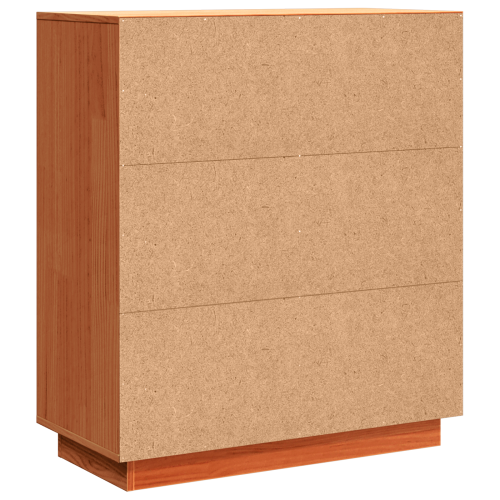 Служебен шкаф Кафяво с восъчно покритие 70 x 34 x 80 см