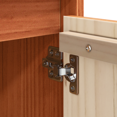 Служебен шкаф Кафяво с восъчно покритие 70 x 34 x 80 см