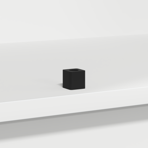 LED конзолна маса Бяло 71 x 34,5 x 75 см Инженерно дърво