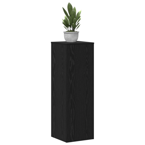 Стойка за растения 2 pcs Черния дъб 33 x 33 x 100 cm