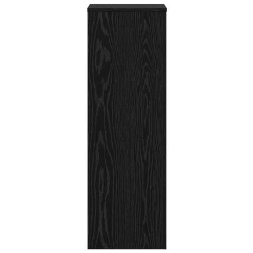 Стойка за растения 2 pcs Черния дъб 33 x 33 x 100 cm