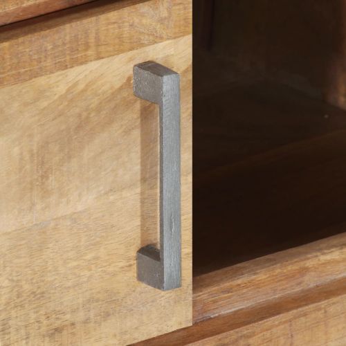 Маса за кафе, 95x50x40 см, грубо мангово дърво