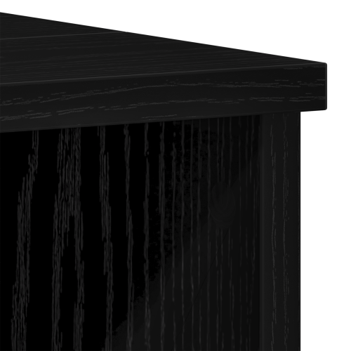 Шкаф за баня с рафт Черния дъб 60 x 32 x 54 см Инженерно дърво