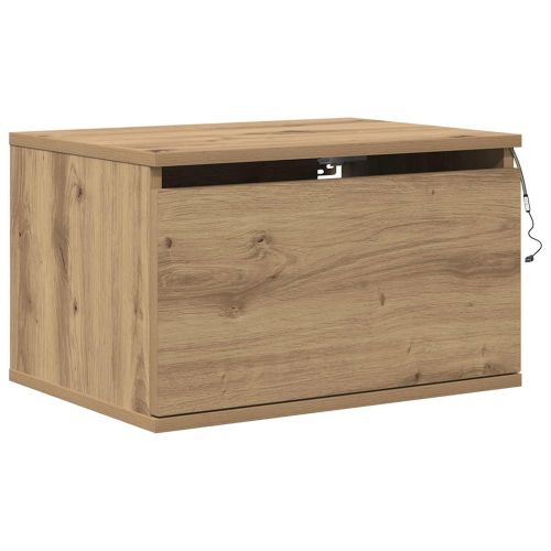 Стенен шкаф за нощно шкафче 2 pcs Дъб 50 x 36 x 30 см