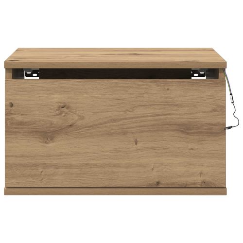Стенен шкаф за нощно шкафче 2 pcs Дъб 50 x 36 x 30 см