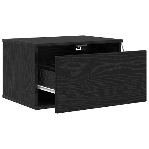 Стенен шкаф за нощно шкафче Черния дъб 50 x 36 x 30 см