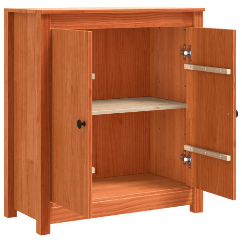 Служебен шкаф Кафяво с восъчно покритие 70 x 35 x 80 см