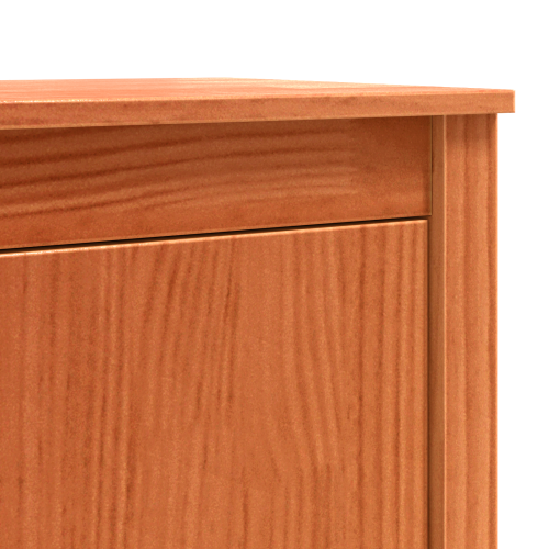 Служебен шкаф Кафяво с восъчно покритие 70 x 35 x 80 см