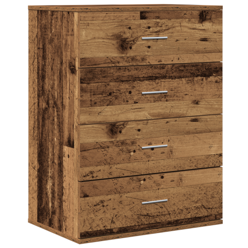 Служебен шкаф Старо дърво 60 x 39 x 80 см Инженерно дърво