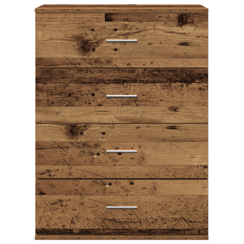 Служебен шкаф Старо дърво 60 x 39 x 80 см Инженерно дърво