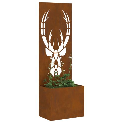 Екран за градинска неприкосновеност Ръждясало 50 x 150 cm