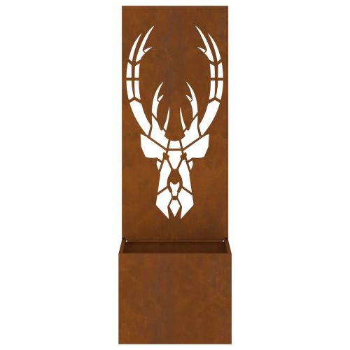 Екран за градинска неприкосновеност Ръждясало 50 x 150 cm