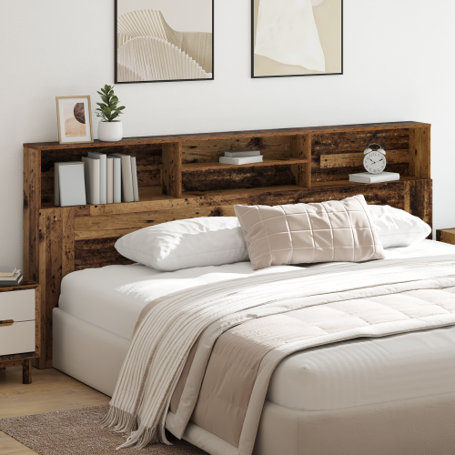 Табла за легло Старо дърво 220 x 19 x 101,5 см Инженерно дърво