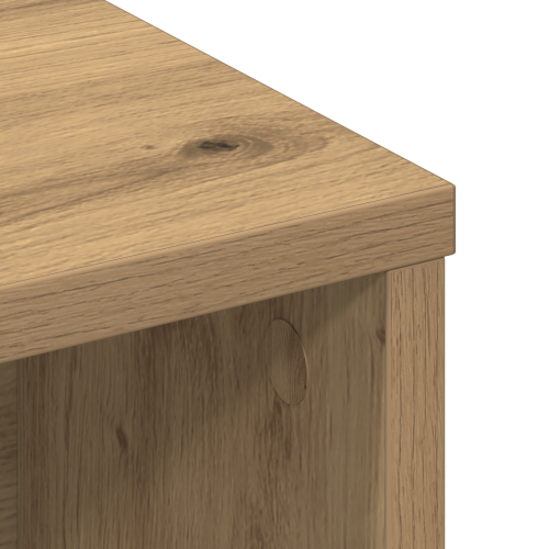 Табла за легло с рафт Дъб 220 x 19 x 101,5 см Инженерно дърво