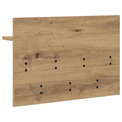 Стенен закачалка за палта Дъб 60 x 40 x 12 cm Инженерно дърво