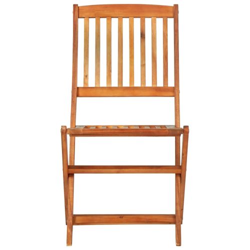 Градински трапезен комплект, 7 части, акация масив