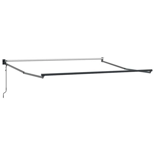 Автоматично прибираща се тента, кафяв, 300x250 см