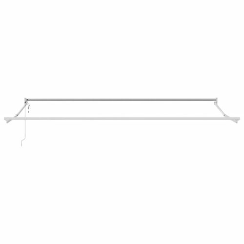 Автоматично прибираща се тента, кафяв, 500x300 см