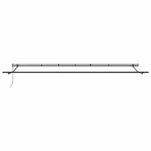 Автоматично прибираща се тента, бордо, 600x300 см