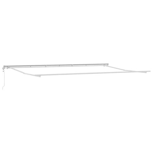 Автоматично прибираща се тента, кафяв, 600x300 см