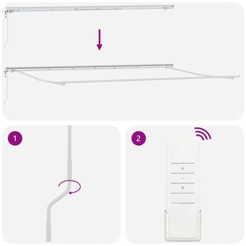 Автоматично прибираща се тента, кафяв, 600x300 см