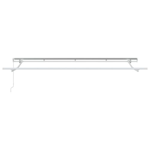 Сгъваем навес Кафяво 400 x 200 cm текстил