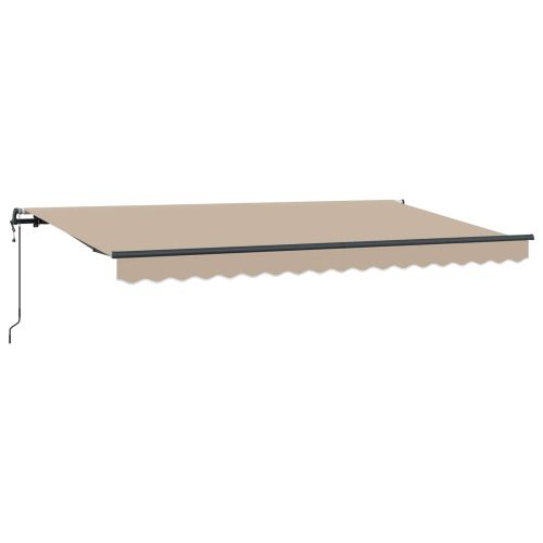 Сгъваем навес Бежово 400 x 200 cm текстил