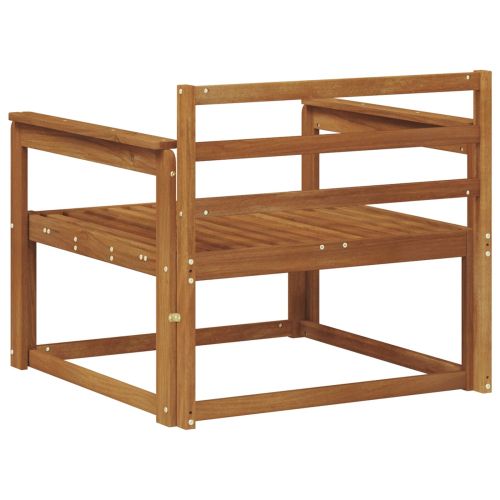 Среден диван за открито Солидно акациево дърво Естествен