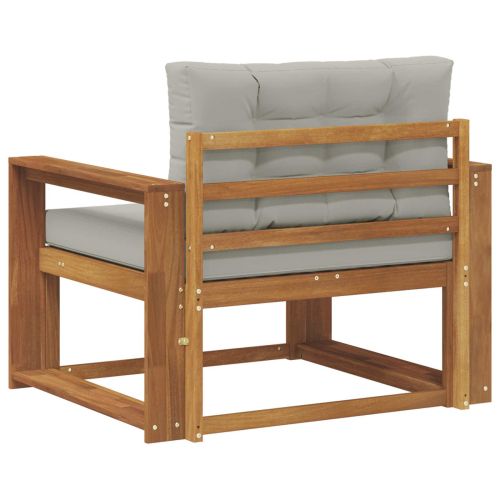 Среден диван за открито Солидно акациево дърво Естествен