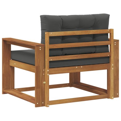 Среден диван за открито Солидно акациево дърво Естествен