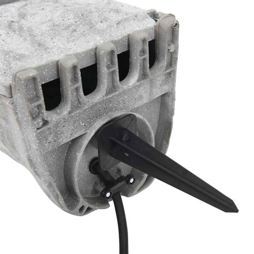 Външен контакт с шип 4-посочен каменна визия сив