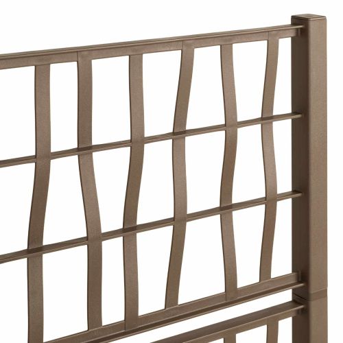 Градинска саксия с решетка Кафяво 80 x 36 x 140 см ПП