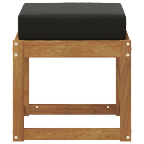 Външен стол-бенч Солидно акациево дърво Естествен