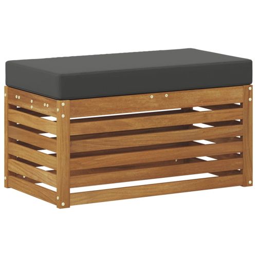 Външна пейка Солидно акациево дърво Естествен