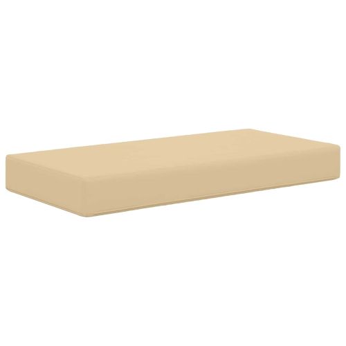 Възглавница за открито седалка Бежово 80 x 40 x 8 cm