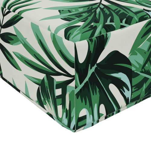 Възглавница за открито седалка Тропически Листа 100% полиестер