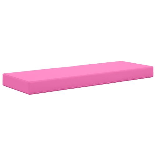 Възглавница за открито седалка Розово 111,5 x 40 x 8 см