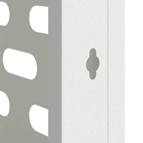 Покритие за климатик Бяло 110 x 50 x 105 см Стомана