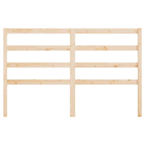 Горна табла за легло, 141x4x100 см, бор масив
