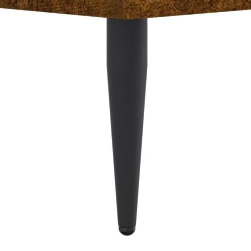 Рамка за легло без матрак опушен дъб 150x200 см инженерно дърво