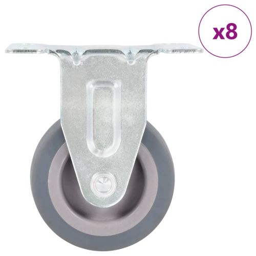 8 бр фиксирани колела, 50 мм