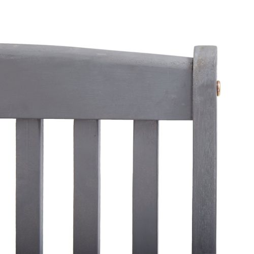 Сгъваеми градински столове, 6 бр, с възглавници, акация масив