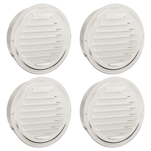 Предпазители за въздушна вентилация 4 pcs Сребрист 150 mm
