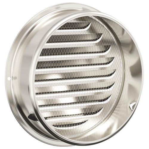 Предпазители за въздушна вентилация 4 pcs Сребрист 150 mm