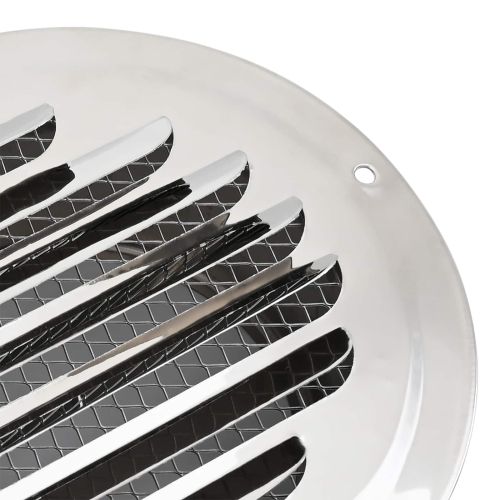 Предпазители за въздушна вентилация 4 pcs Сребрист 150 mm