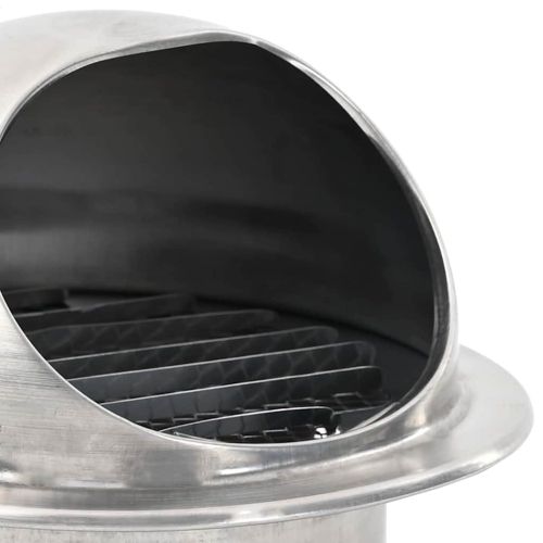 Предпазители за въздушна вентилация 8 pcs Сребрист 100 mm