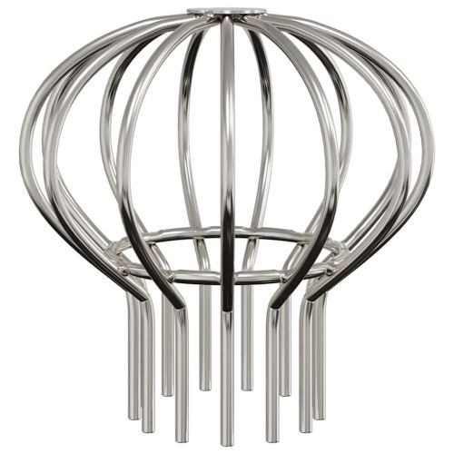 Защита за листа на улука 8 pcs Сребрист 75 мм