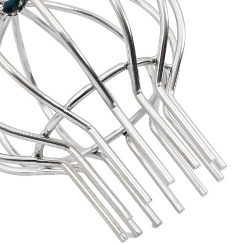 Защита за листа на улука 8 pcs Сребрист 75 мм